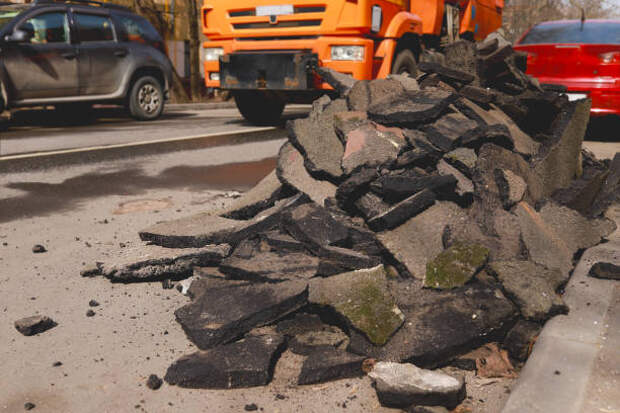 Вывоз асфальтового скола с утилизацией в Нижнем Новгороде в октябре